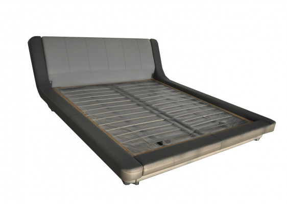 Double luxury design leather bed upholstered beds modern hotel multifunction