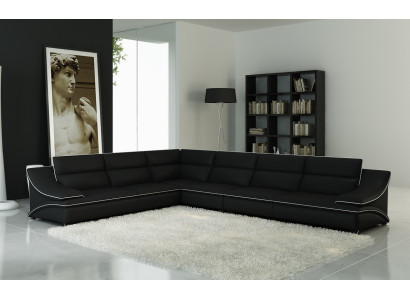 Leather sofa couch living landscape corner sofa corner sofa set design modern