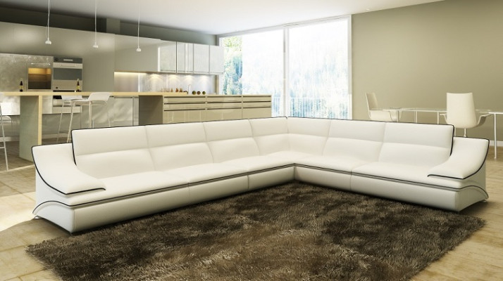 Leather sofa couch living landscape corner sofa corner sofa set design modern