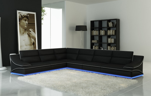 Leather sofa couch living landscape corner sofa corner sofa set design modern