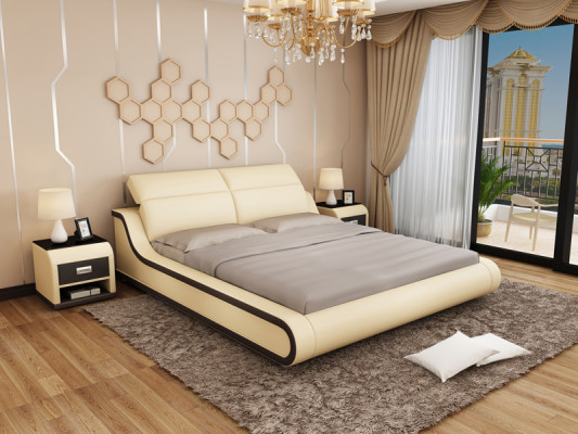 Designer bed upholstered bed luxury bed double bed marital bed beds 140/160/180 cm