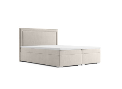 Box spring bed hotel double luxury beds upholstered storage bed function 180x200 cm