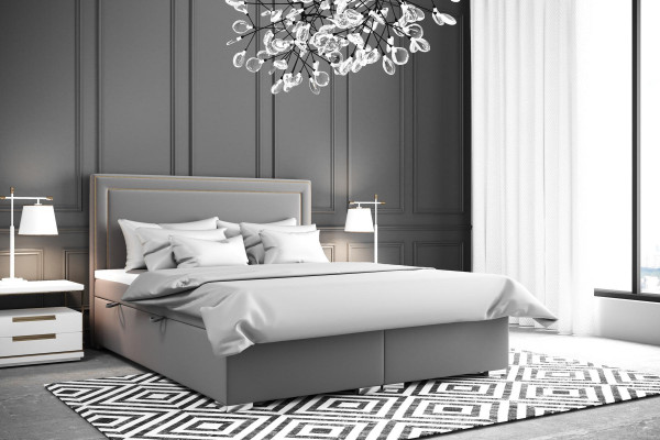 Box spring bed hotel double bed luxury beds upholstery 90/100/120/160/180x200cm