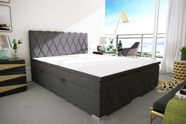 Double bed complete set mattress box spring topper beds function box hotel