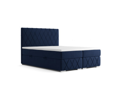Box spring bed complete set double mattress topper beds function box hotel