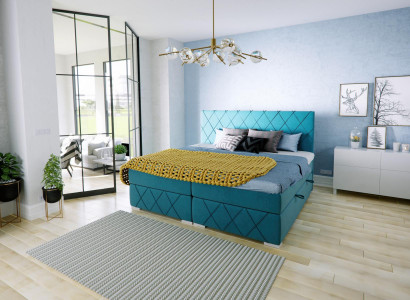 Box spring bed hotel double textile luxury beds bed box upholstery function