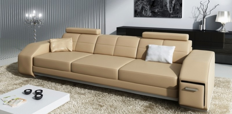 Leather sofa set 3+2+1 leather couch upholstery seating designer suite JarksonS