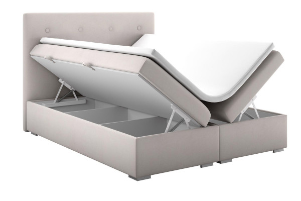 Bed frame function box spring hotel double complete set topper mattress beds
