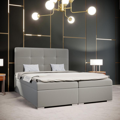 Box spring bed hotel double velvet textile luxury beds upholstered bed box function
