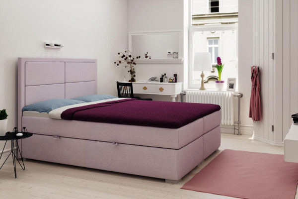 Box spring bed hotel double complete set mattress topper beds function box