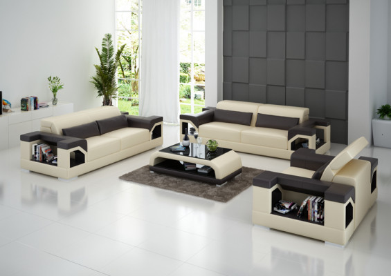 Leather sofa couch sofa set 3+2+1 seater set design modern sofa