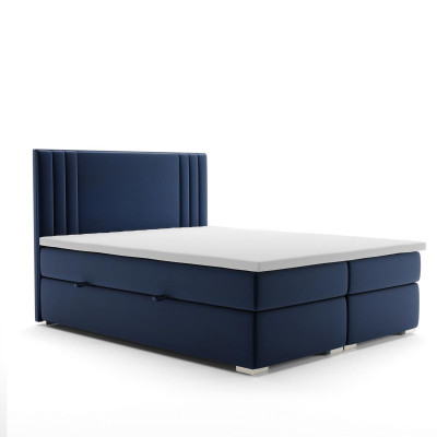 Modern box spring beds hotel double luxury bed upholstery box function fabric