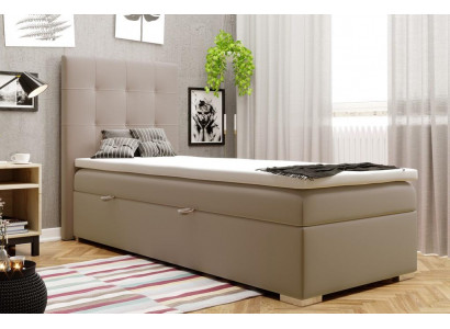 Luxury Box Spring Bed Hotel Beds Upholstered Functional Bed Frame 90x200cm