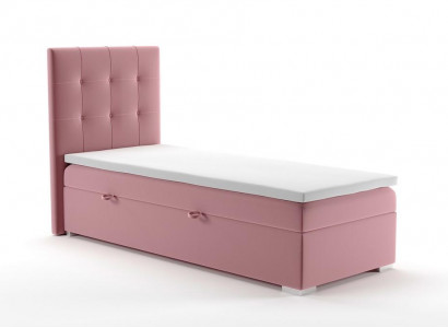 Luxury Box Spring Bed Hotel Upholstered Bed Base Function 90x200cm