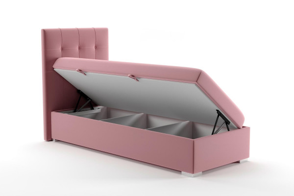 Luxury Box Spring Bed Hotel Upholstered Bed Base Function 90x200cm