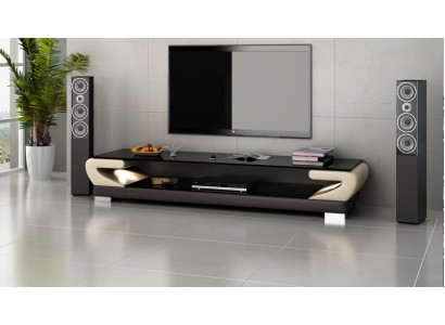 TV sideboard leather glass table decor television cupboard table designer