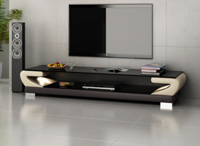TV sideboard leather glass table decor television cupboard table designer
