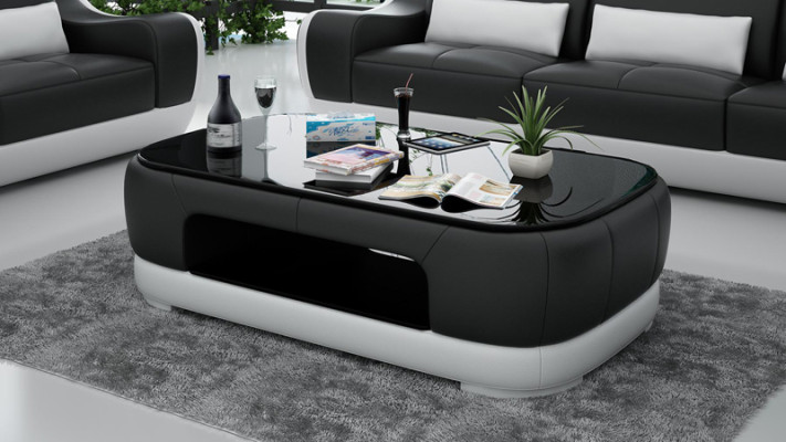Padded coffee table table coffee tables glass table side table