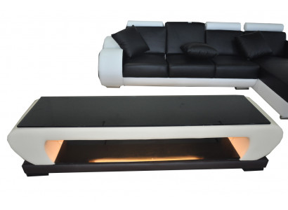 RTV TV Sideboard Leather Table Designer Glass Table TV Cabinet New Modern