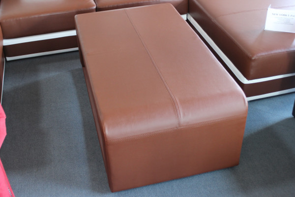 Leather table coffee table upholstery new goods side table tables 132x70x45