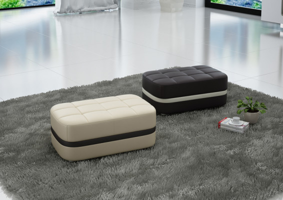 Design upholstered stool footstool ottoman seat padded pouffe