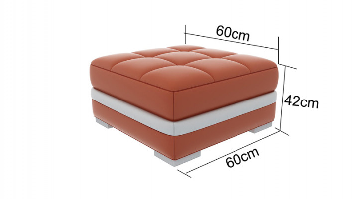 Design upholstered stool footstool ottoman seat padded pufa FT002