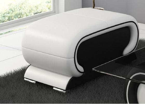 Designer leather ottoman lounge ottoman couch sofa side TV