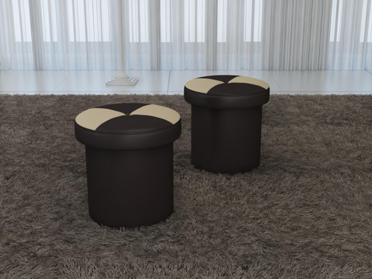 Design Upholstered Stool Footstool Ottoman Seat Padded FT008