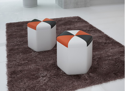 Design upholstered stool footstool ottoman seat chaise padded FT004