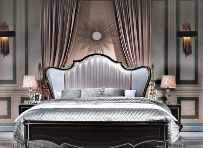 Bed Double Hotel Italian Beds 2x Nightstand Bedroom 3-piece Antique Style