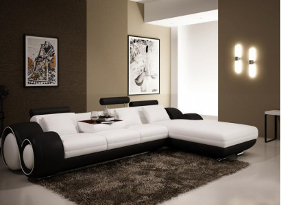 Edersofa Couch U-Shape Living Landscape Corner Sofa Set Design Modern