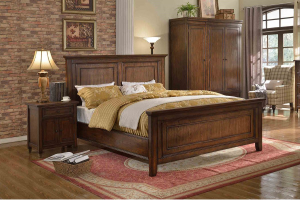 Designer bedroom furniture 5-piece complete set bed bedside table wardrobe new