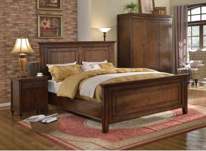 Designer bedroom furniture 5-piece complete set bed bedside table wardrobe new