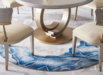Design round table with 4x chairs dining room seating round table set wood
