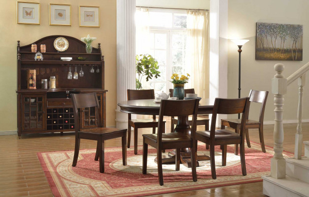 Complete Dining Table Set 6x Chairs Dining Room Set Dining Group Wood Table Tables 7-piece