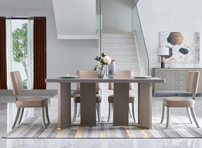 Luxury dining room chairs high-quality furnishings hotel armchair set