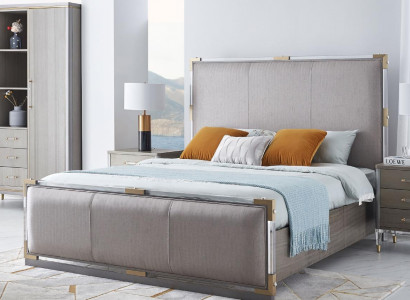 Classic 3-piece bedroom set Classic bed + nightstand double bed