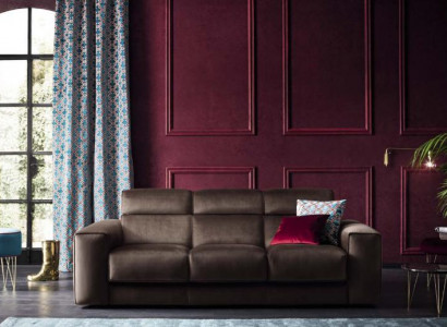 Luxury furniture living room sofas sofa 3-seater modern solid wood Italian style