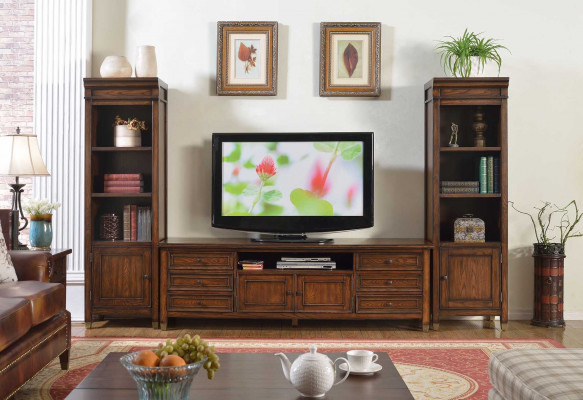 Living room wall sideboard design 2x low glass cabinet RTV sideboard sideboard 3-piece living room wall set
