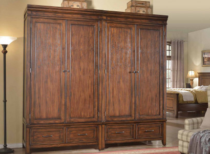 Classic 2x Wardrobe Design Bedroom Furniture Closet Cabinets Wood New