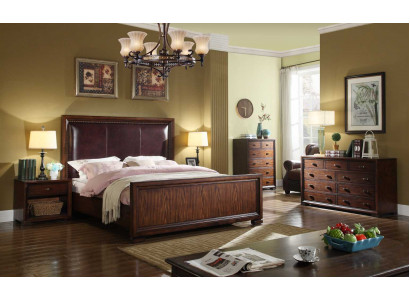 Bed 2x Nightstand 3-piece Bedroom Sets Designer Luxury Beds Complete Set