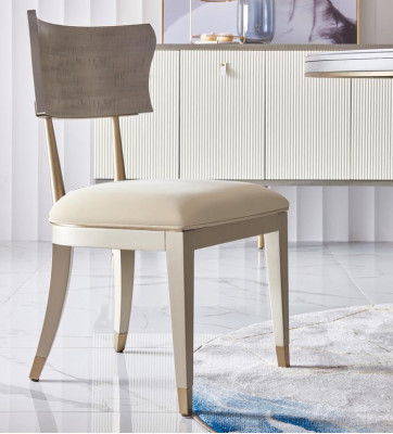 Design Chair Set 4x Luxury Chairs Seat Cushion Group Armchair Set Suite
