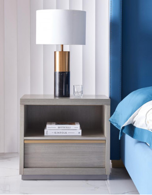 Bedroom luxury bed furniture 2x nightstand set beds Dubai hotel furniture