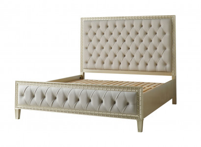 Beds Luxury Bed Hotel Royal Furniture Fabric Design Interior Upholstered Bed Frame