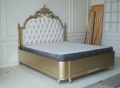 Chesterfield wood double bed design upholstered bed king size bedroom 180x200
