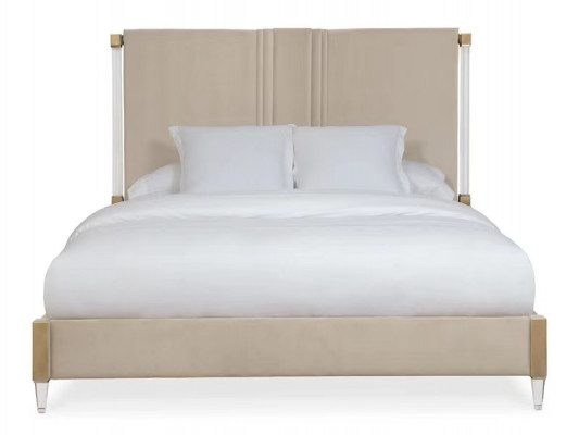 Luxury Double Hotel Beds Bedroom Leather 180x200cm Bed Upholstery Design New