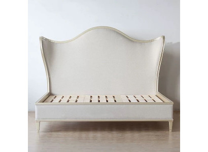 Wood design bed double luxury marriage modern hotel frame sleeping room