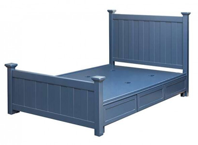 Classic double bed beds wood bed cottage style real wood