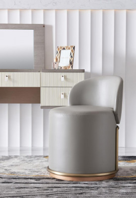 Makeup table console desk secretary cosmetics mirror dresser stool