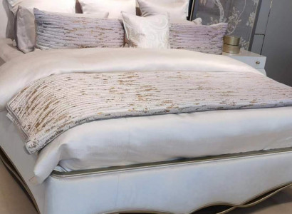 Classic wood bed double bed design upholstered bedroom